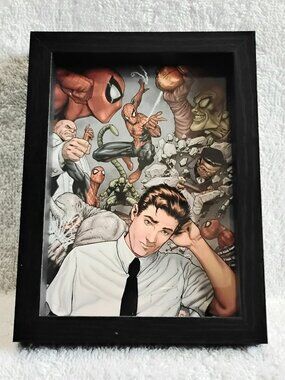 3/$30 5" x 7" Framed Spider-Man From the Mind of Peter Parker Custom Pic!!